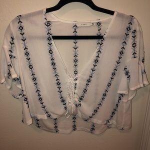 Blouse crop top